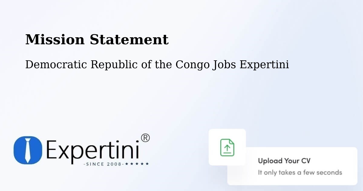 Corporate Mission – Kinshasa - Democratic Republic of the Congo Jobs Expertini